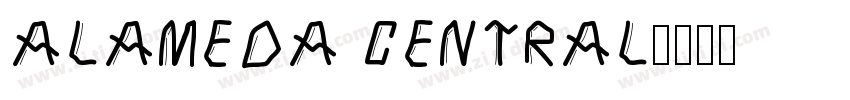 ALAMEDA CENTRAL字体转换